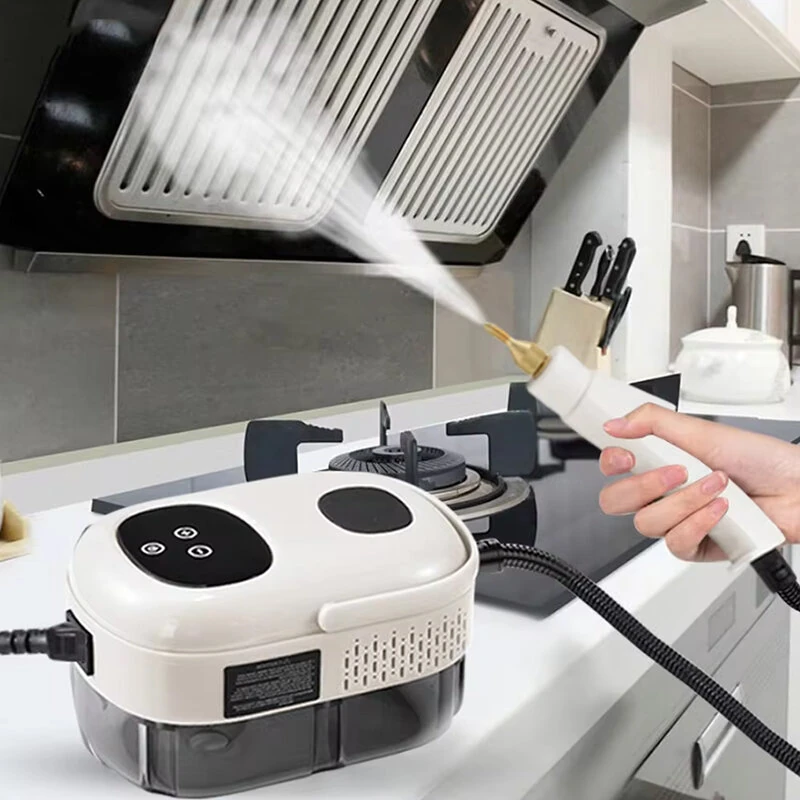 (image for) Multi-Function Digital High-Temperature Steam Cleaner Touch Screen Portable Multi-Purpose Deep Cleaning Steam Cleaner for Home Kitchen Car