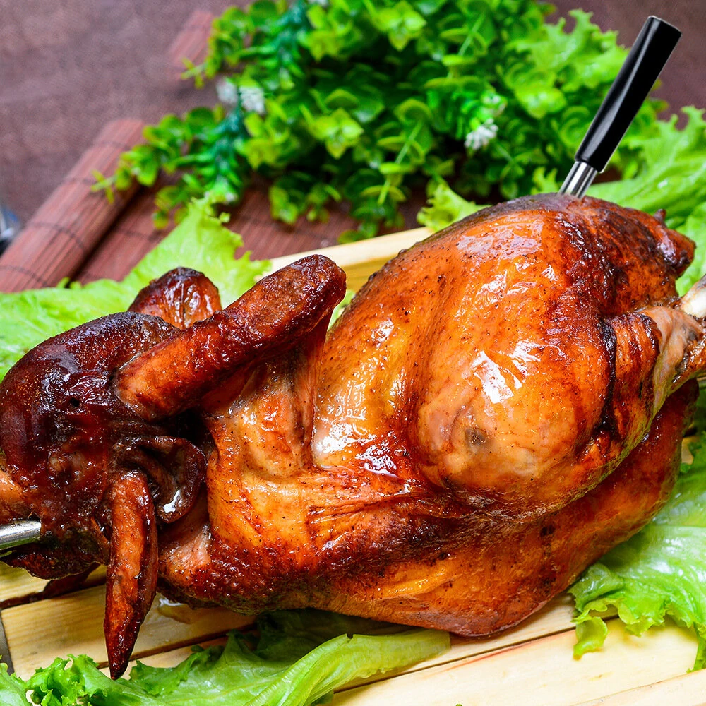 (image for) Wireless Smart BBQ Thermometer Bluetooth Probe with Phone App Display Baking Steaming Food Temperature Oven Temperature Kitchen Electric Thermometer Wireless Passive Oven Kitchen Electric Hig